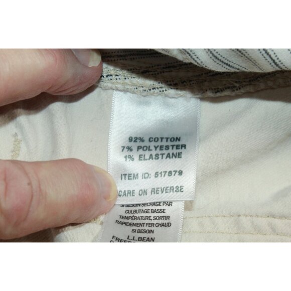 LL Bean 207 Vintage Jeans Size 10 High Rise Wide Leg Natural Coastal Retro - Picture 14 of 15